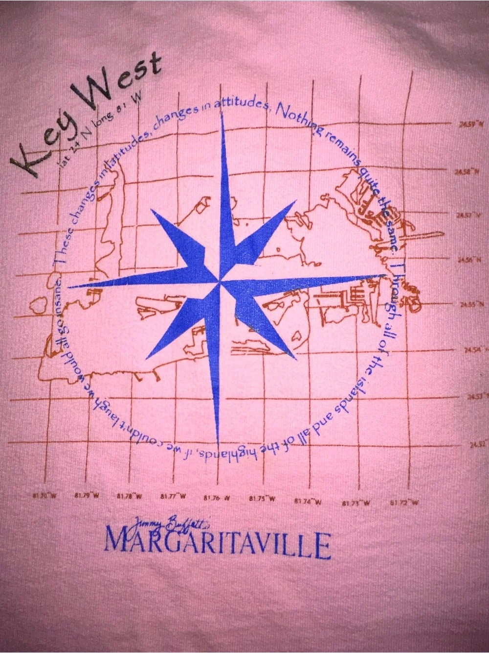 Margaritaville soft pink